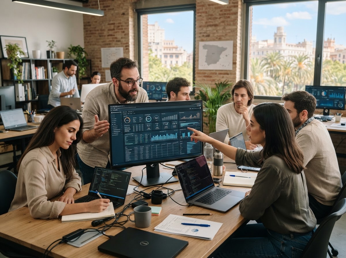 Datalvanza — equipo de análisis de datos trabajando sobre modelos predictivos